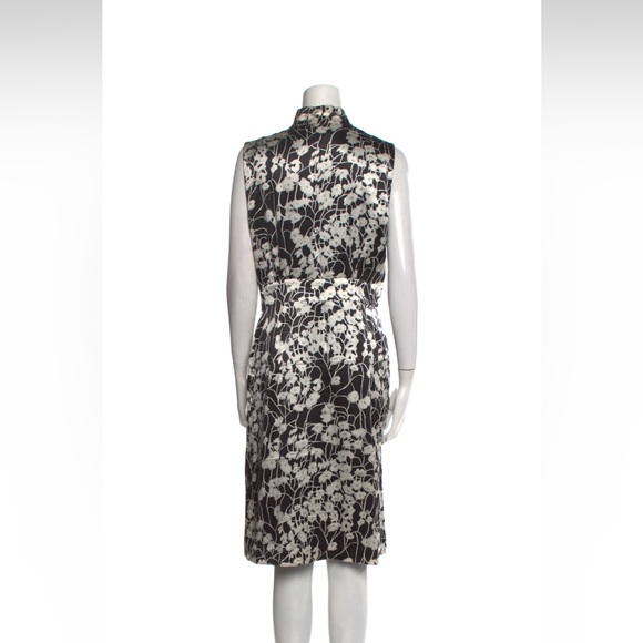 TORY BURCH SILK MIDI DRESS SZ 10 - Picture 2 of 4